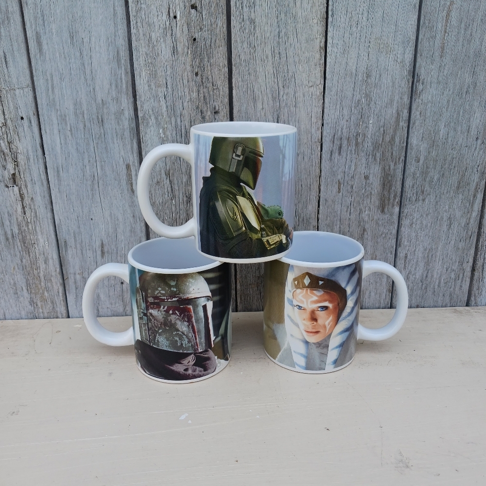 SET OF 3 Star Wars The Mandalorian‎ Coffee Cup 12oz Galerie